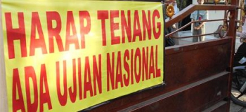 Gambar dari Pelaksanaan UN hari Pertama