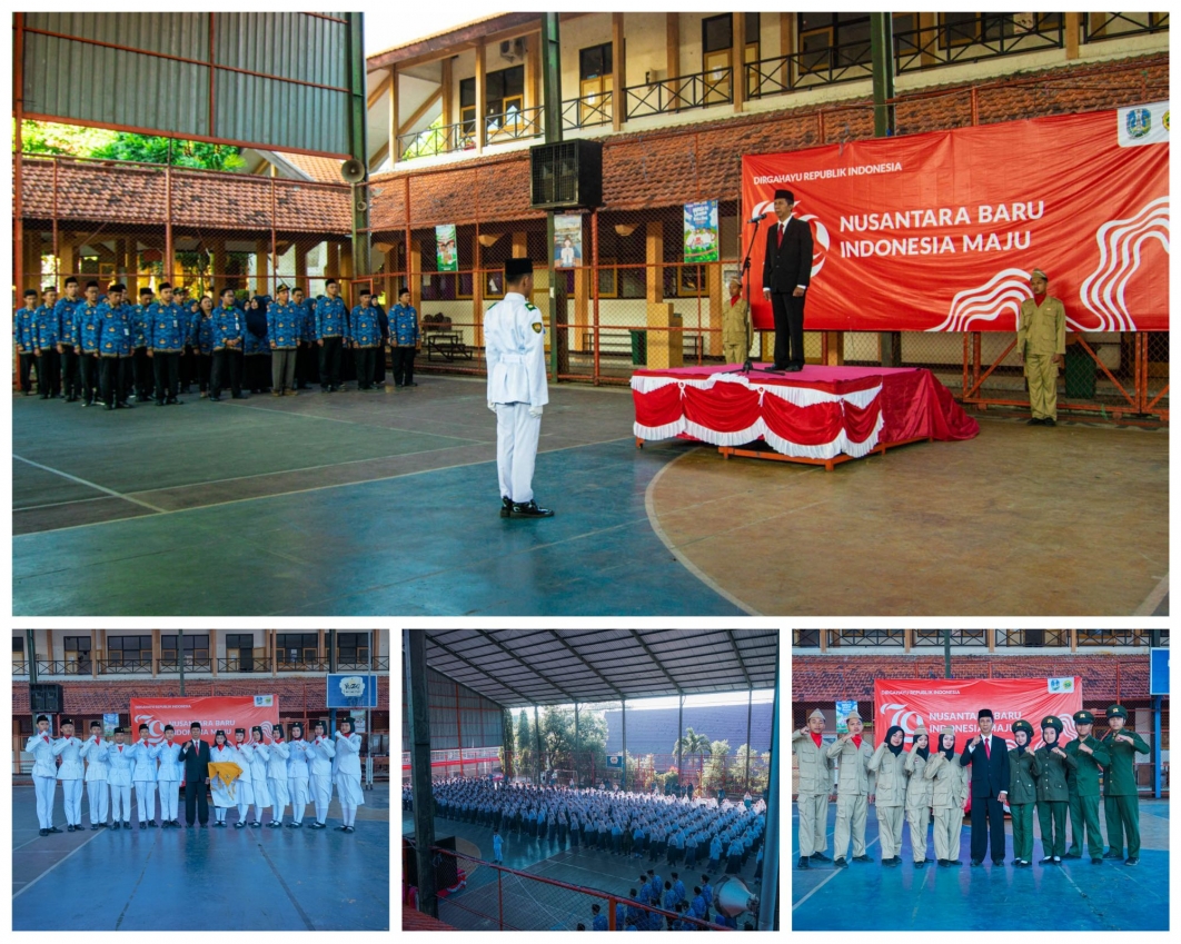 Gambar dari HUT RI KE-79: KOBARKAN SEMANGAT PERSATUAN GENERASI MUDA SMKN 1 PURWOSARI