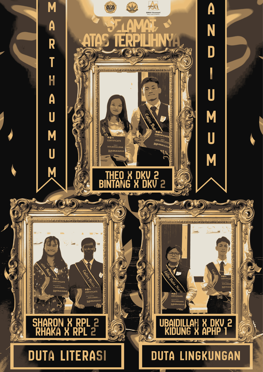 Gambar dari Seleksi Duta Andi dan Martha G’1 Tahun 2026 SMKN 1 Purwosari: Presentasi Finalis Jadi Sorotan Utama