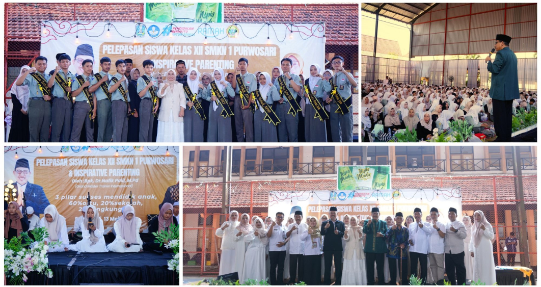 Gambar dari Pelukan Penuh Haru dan Banjir Air Mata Doa: Suasana Sakral Pelepasan Siswa SMKN 1 Purwosari 2026